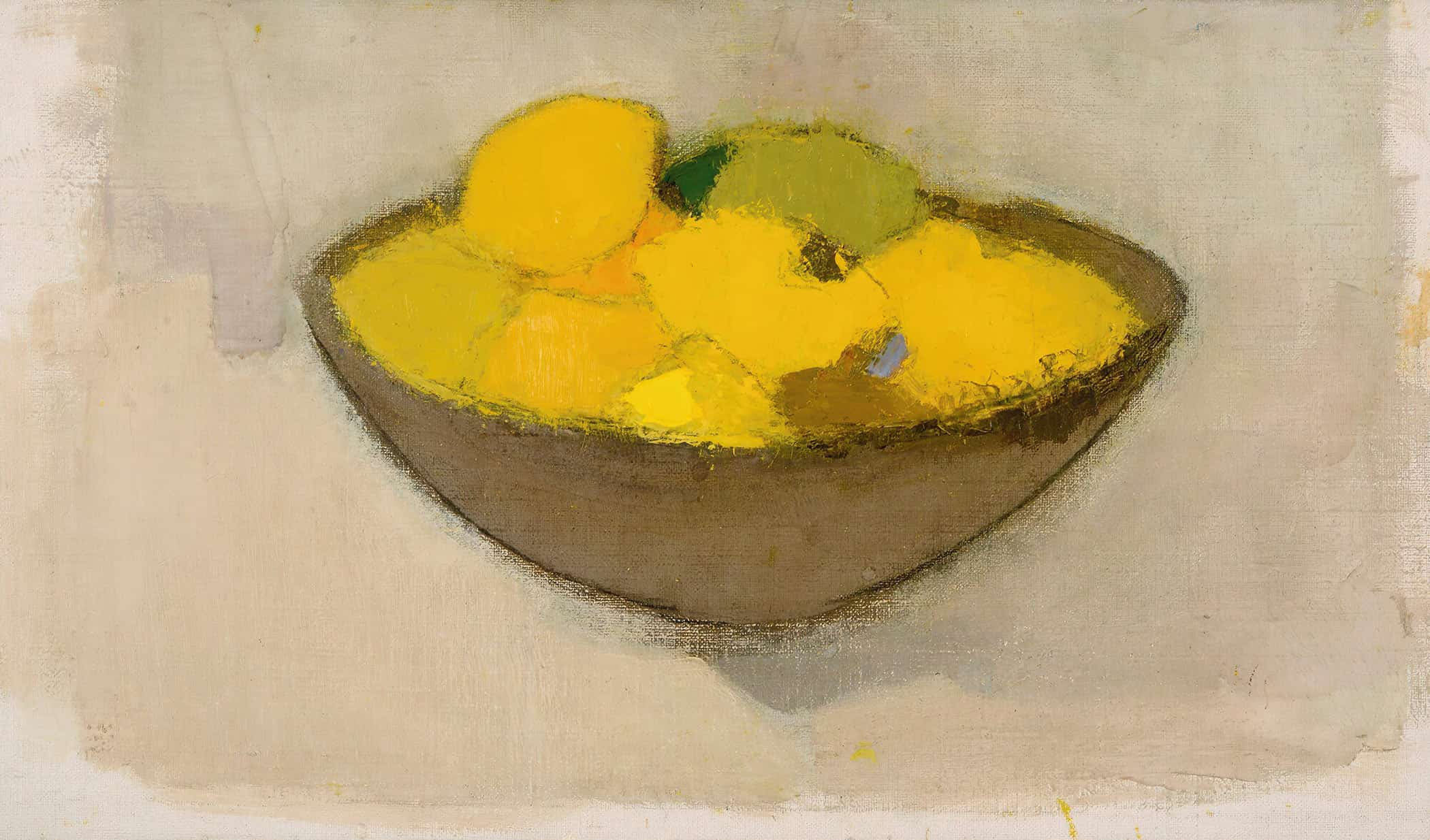 Lemons In A Bowl by Helene Schjerfbeck
