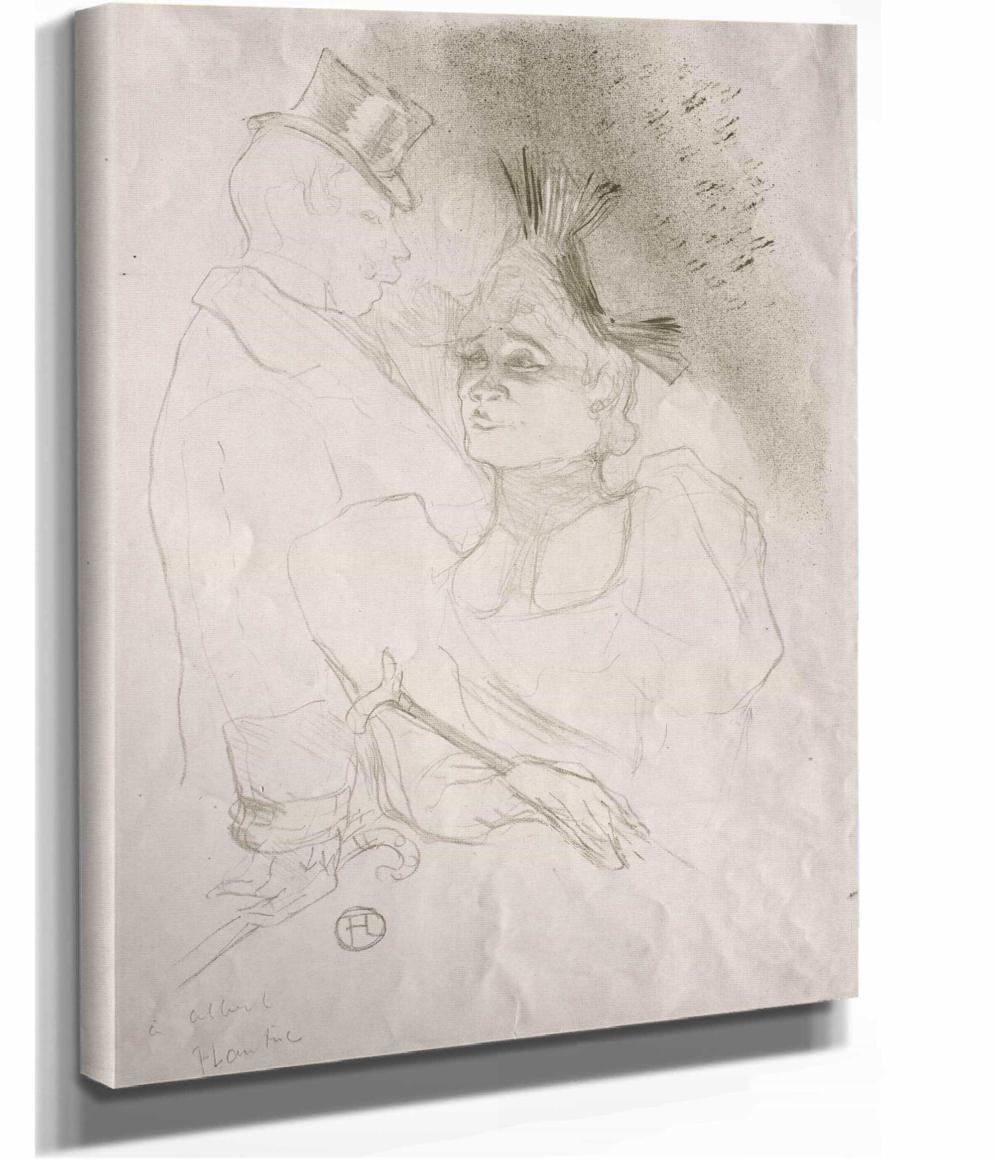 Lender And Baron by Henri De Toulouse Lautrec