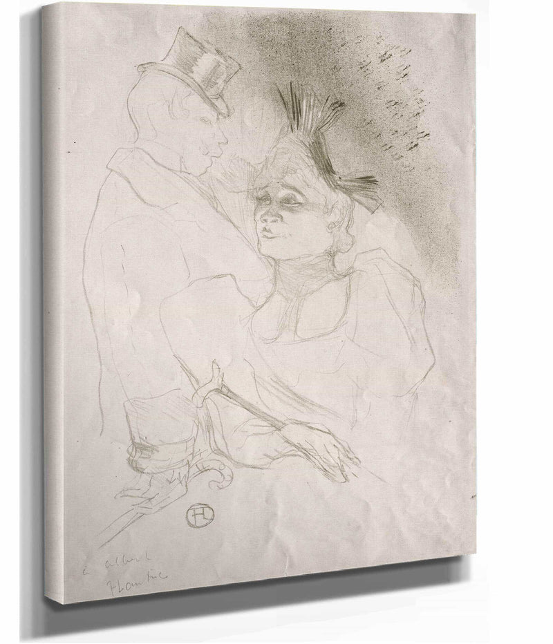 Lender And Baron by Henri De Toulouse Lautrec