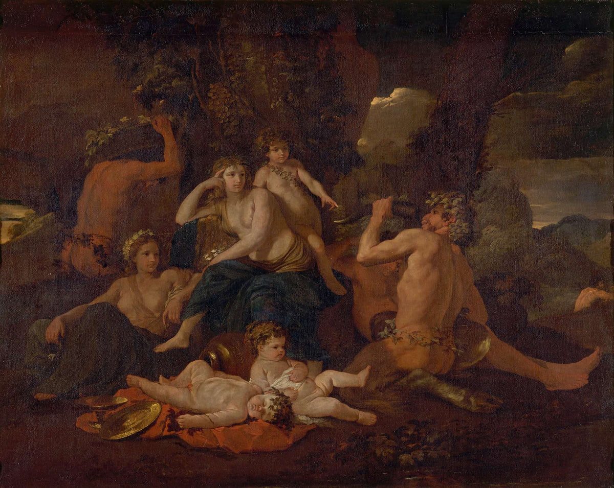 Lenfance De Bacchus by Nicolas Poussin