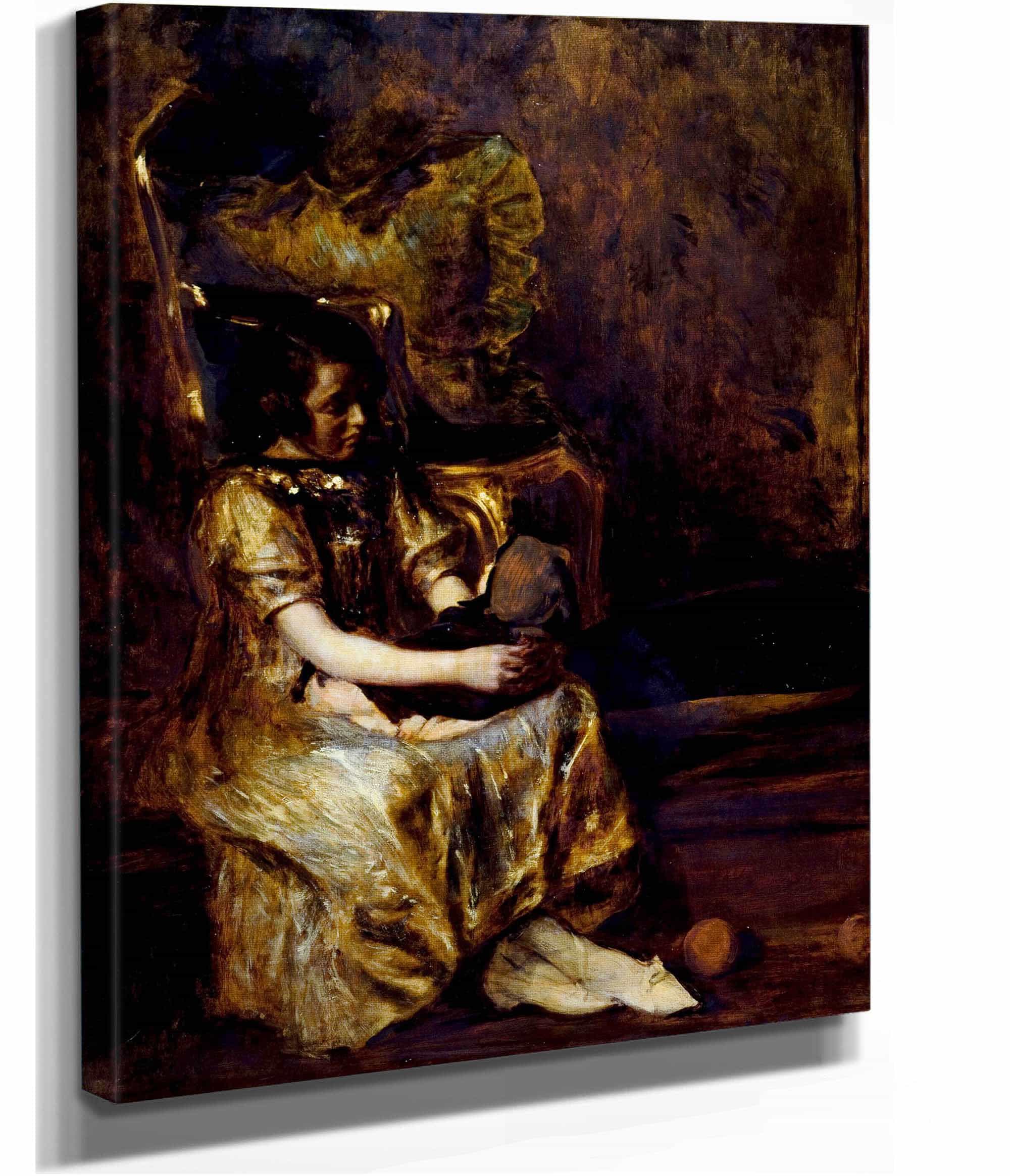 Lenfant A La Poupee by Jacques Emile Blanche