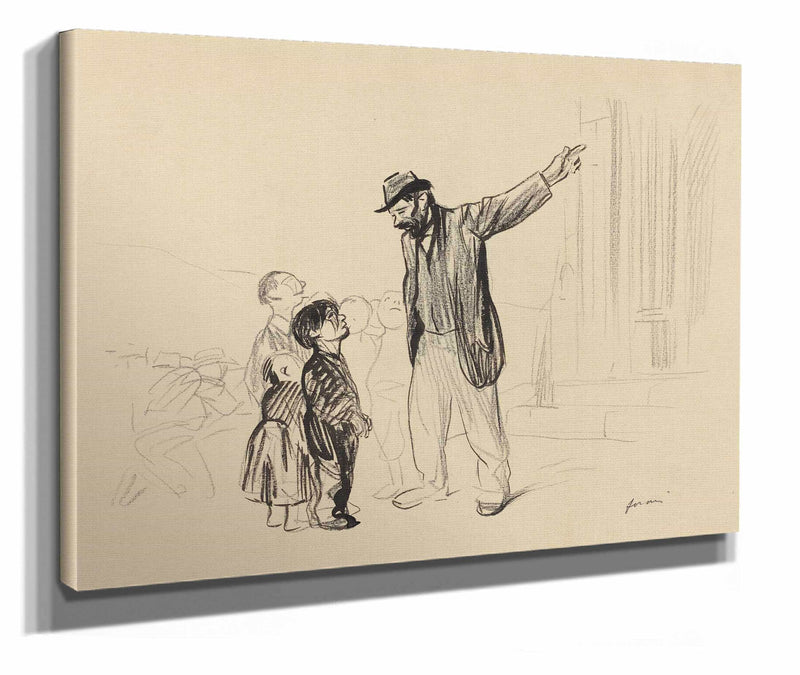 Lenglise De Leurs Peres by Jean Louis Forain