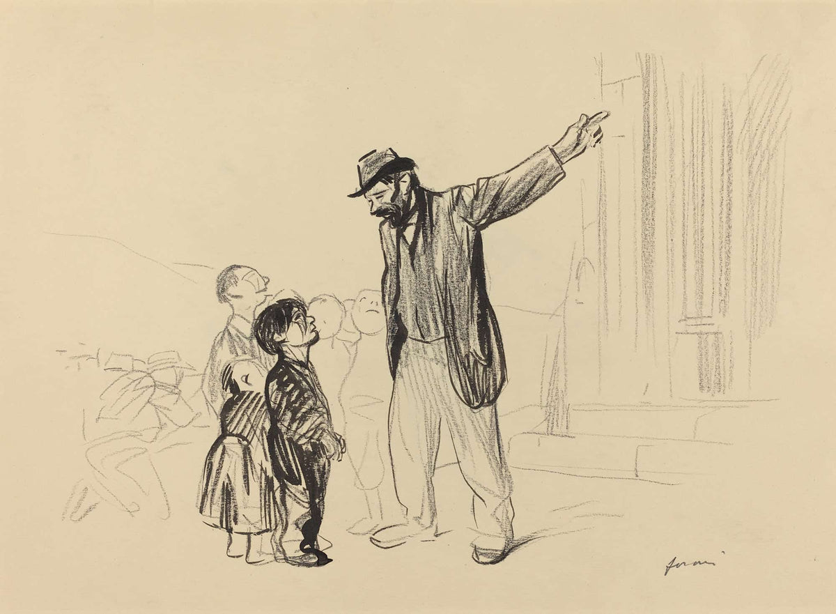 Lenglise De Leurs Peres by Jean Louis Forain