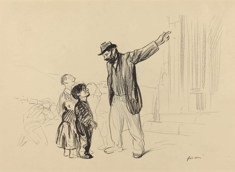 Lenglise De Leurs Peres by Jean Louis Forain