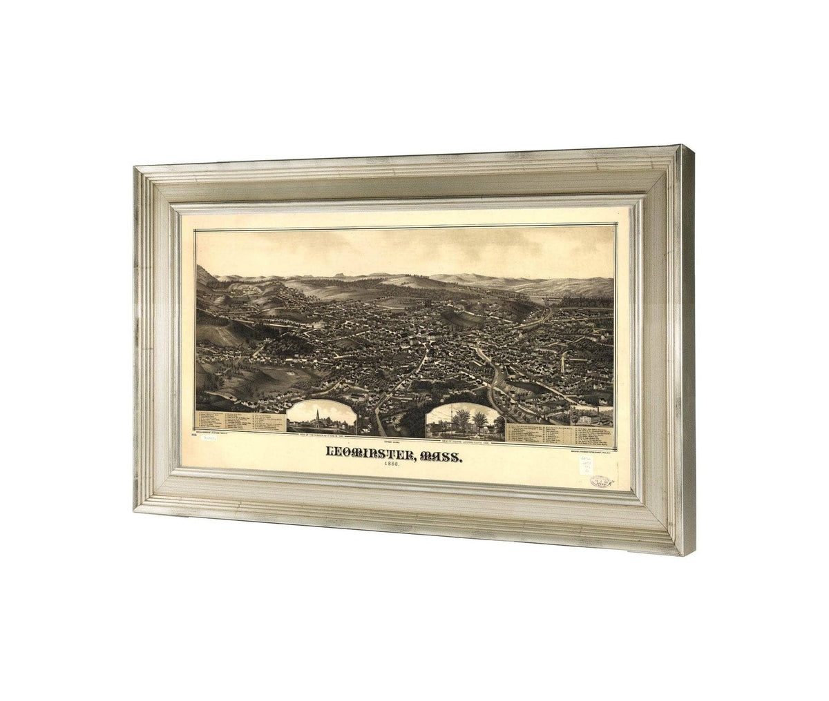 Leominster Mass 1886  State Of Massachusetts