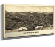 Leominster Mass 1886  State Of Massachusetts