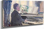 Leopold Czihaczek Am Klavier Skizze by Egon Schiele