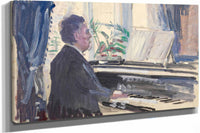 Leopold Czihaczek Am Klavier Skizze by Egon Schiele