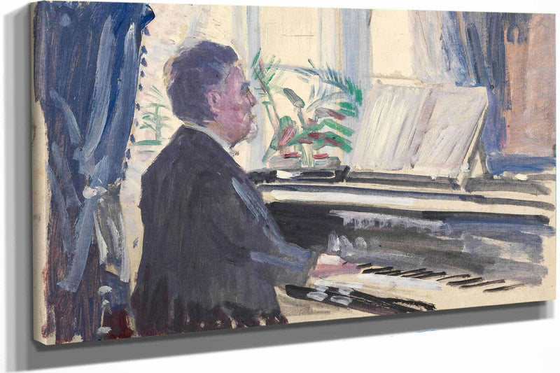 Leopold Czihaczek Am Klavier Skizze by Egon Schiele