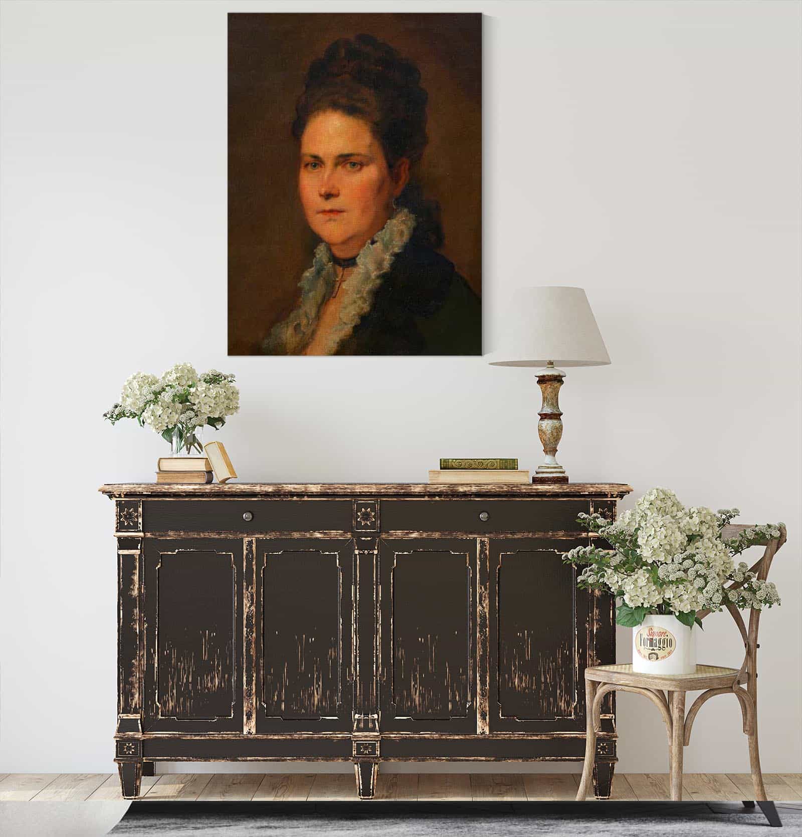 Leopoldine Freiin Von Liebieg Geb Mayr by Hans Canon