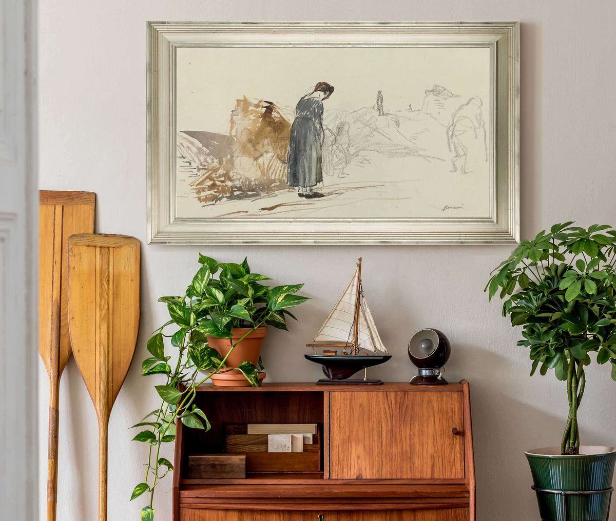 Les Allemandes Sont Partis by Jean Louis Forain