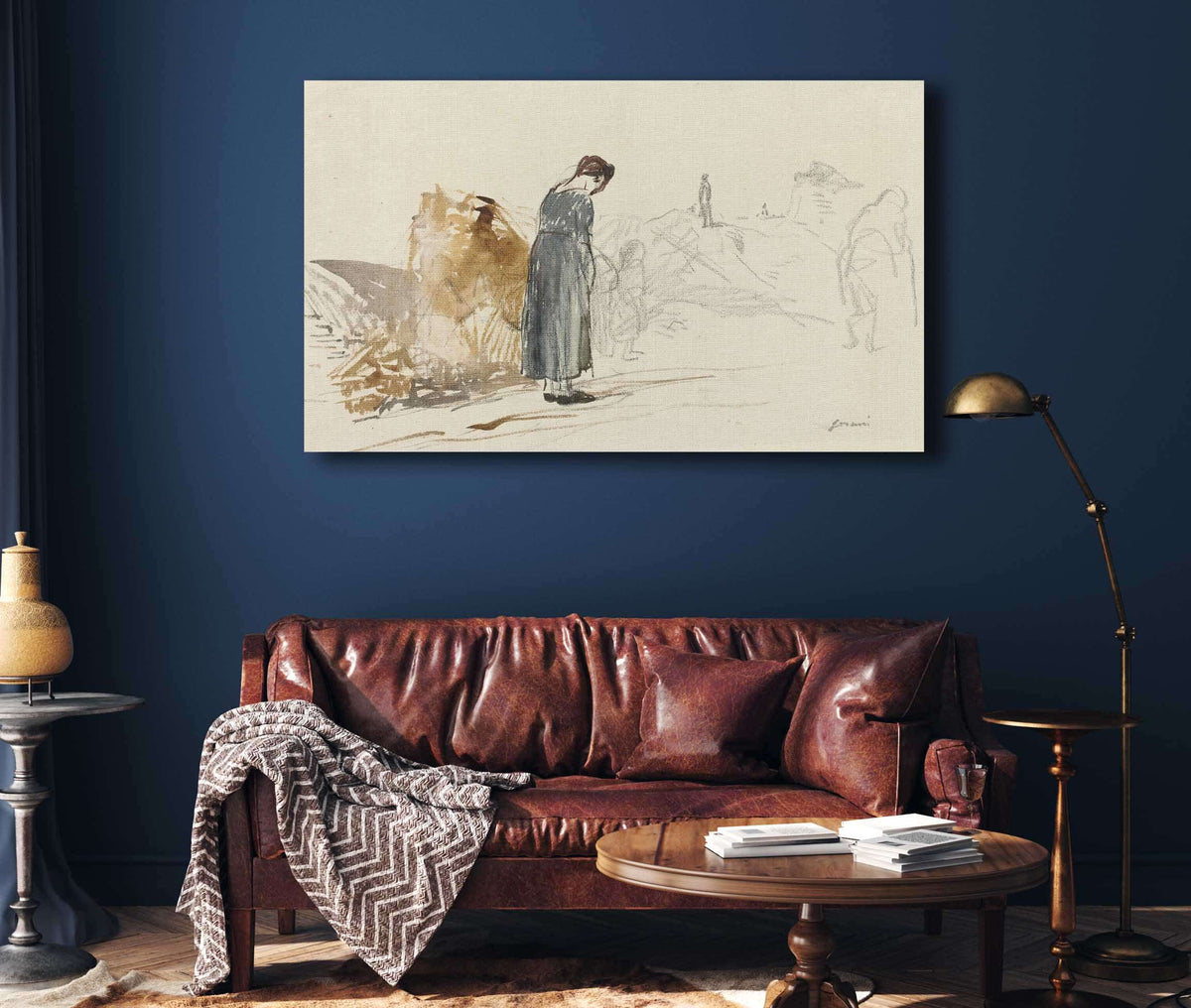 Les Allemandes Sont Partis by Jean Louis Forain