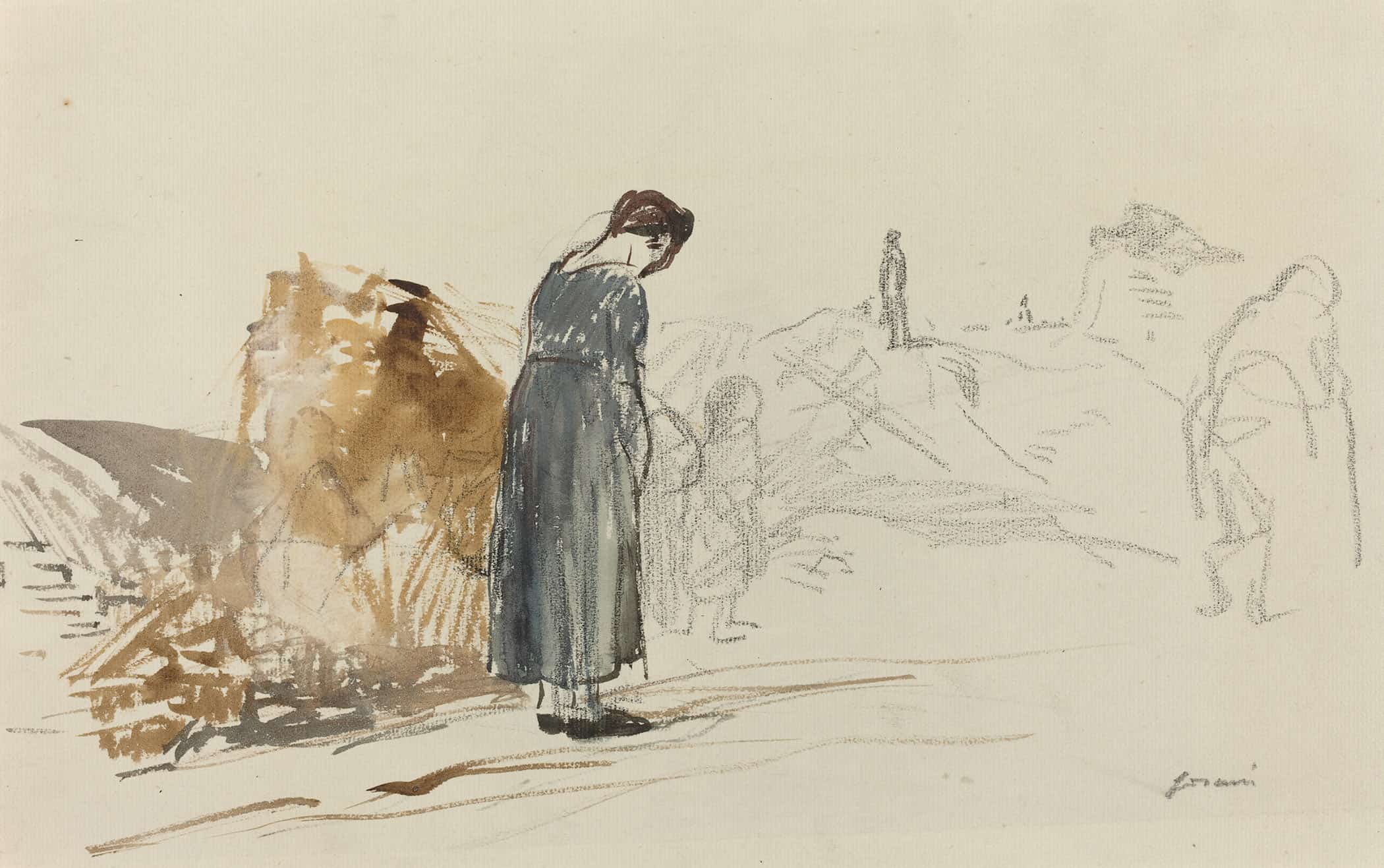 Les Allemandes Sont Partis by Jean Louis Forain