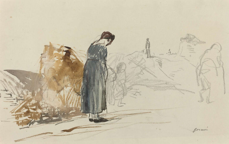 Les Allemandes Sont Partis by Jean Louis Forain