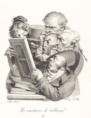 Les Amateurs De Tableaux The Picture Enthusiasts by Louis Leopold Boilly