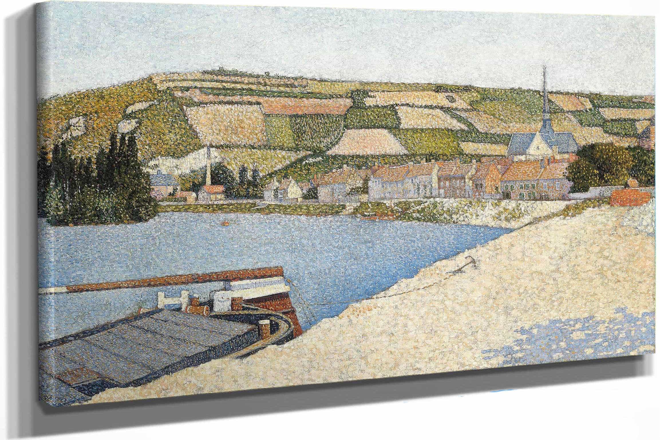 Les Andelys Cote Daval by Paul Signac