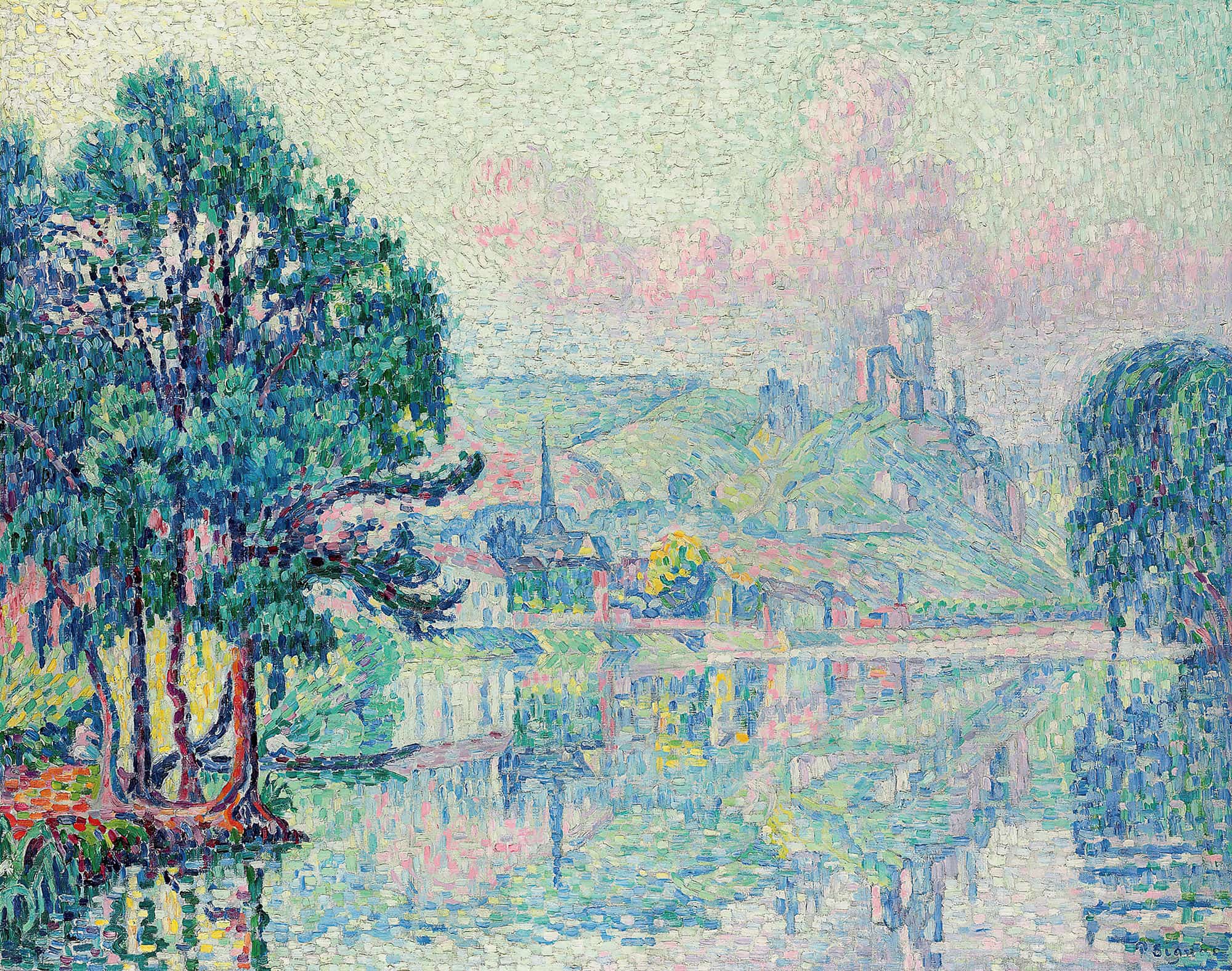 Les Andelys Matin Ete by Paul Signac Print from Truly Art