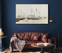 Les Bateaux by Eugene Boudin