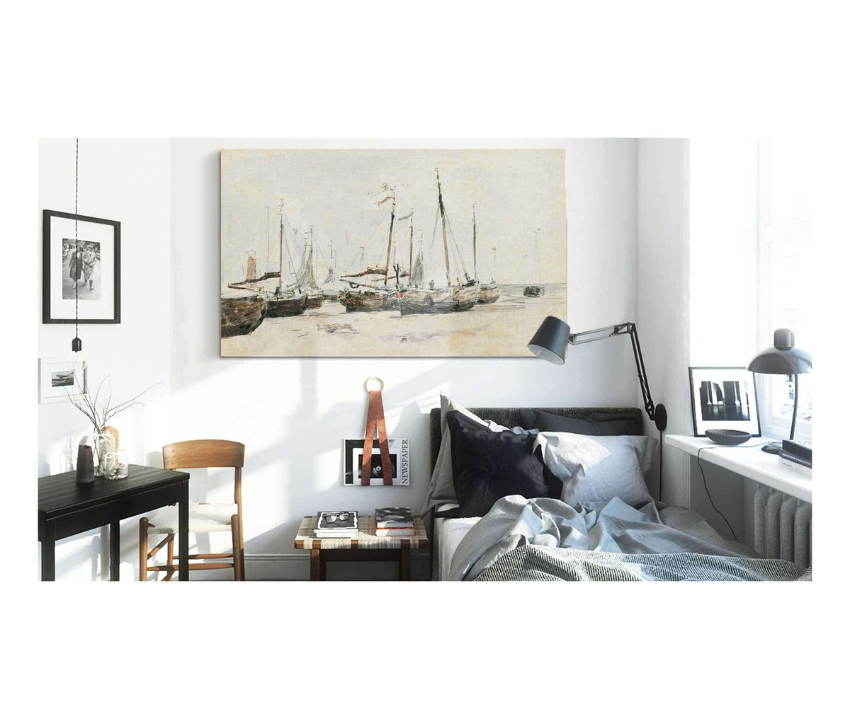 Les Bateaux by Eugene Boudin