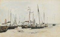 Les Bateaux by Eugene Boudin