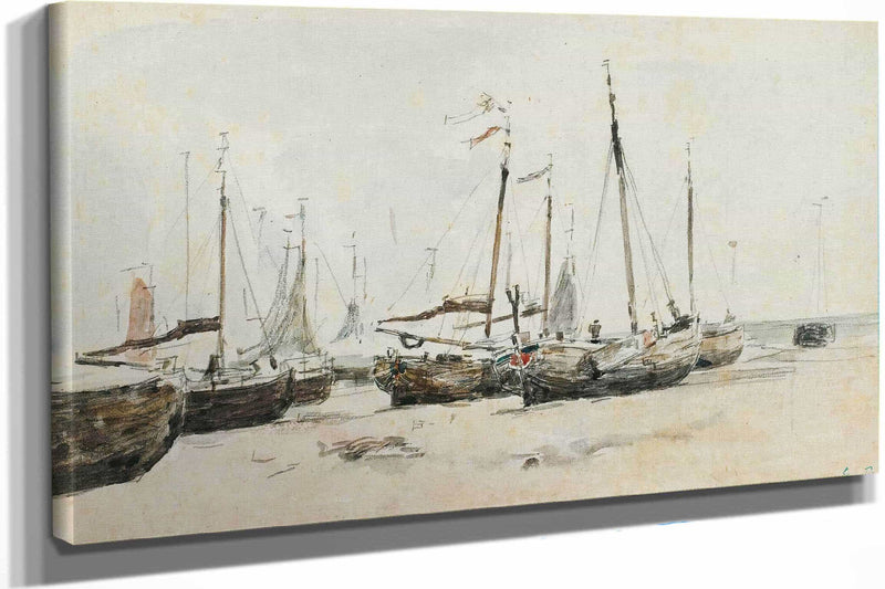 Les Bateaux by Eugene Boudin