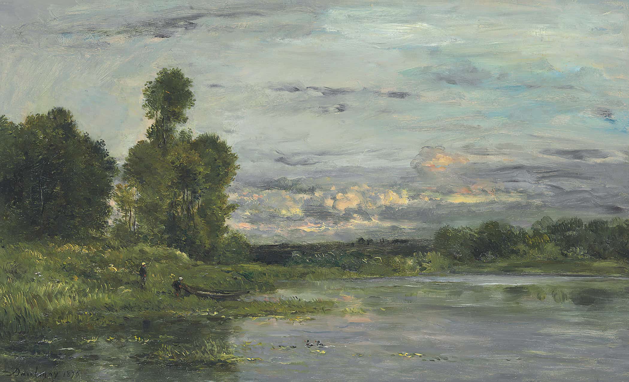 Les Bords De Loise by Charles Francois Daubigny
