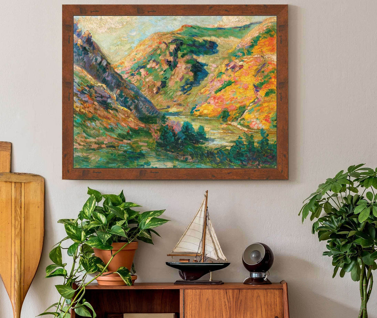 Les Carolles Vallee De La Lude by Armand Guillaumin