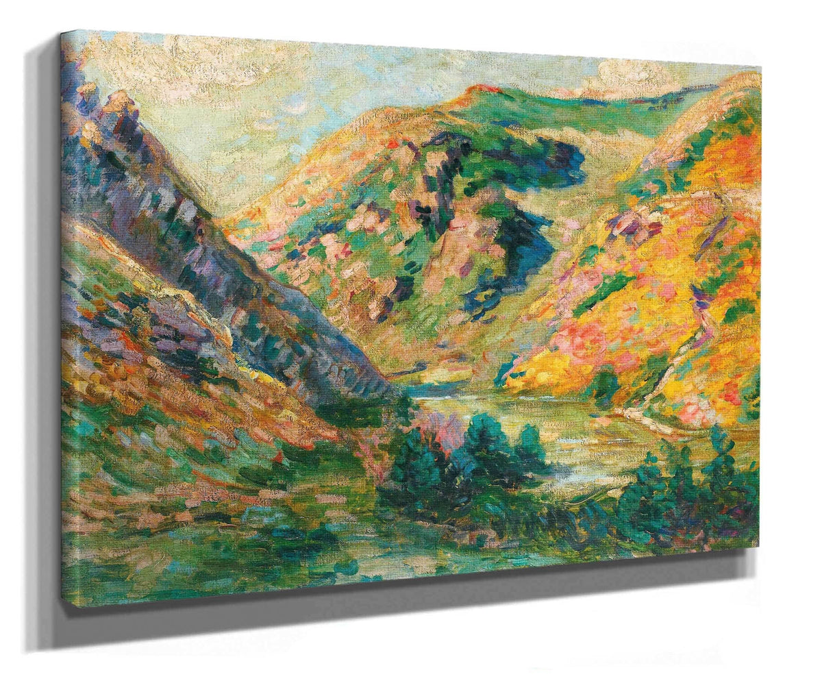 Les Carolles Vallee De La Lude by Armand Guillaumin