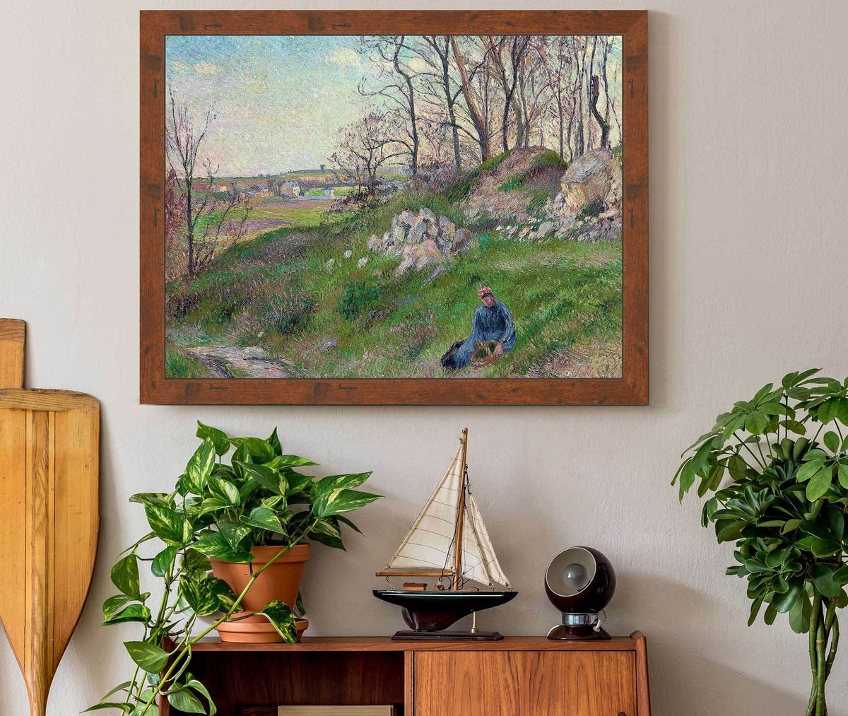 Les Carrieres Du Chou Pontoise by Camille Pissarro