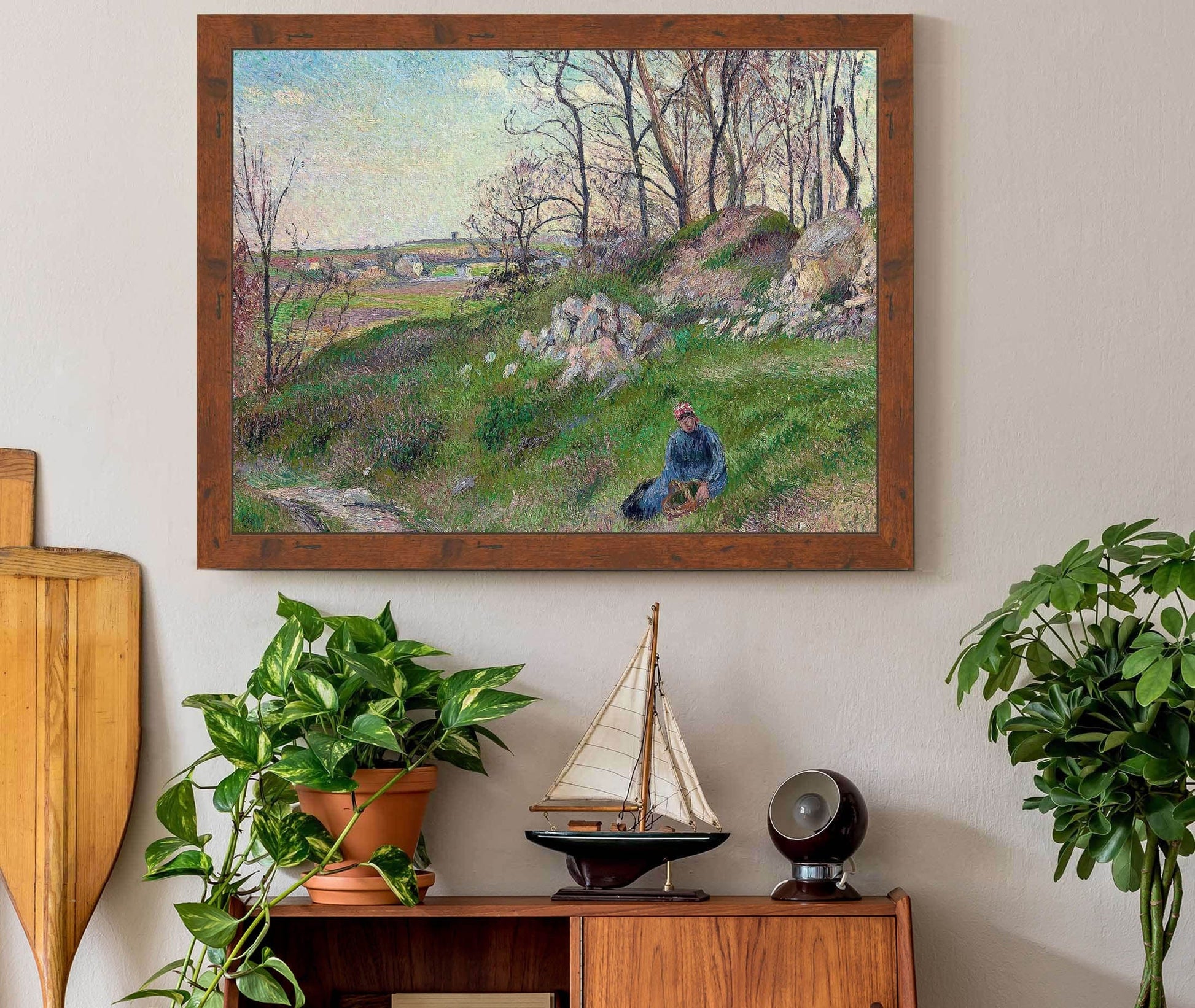 Les Carrieres Du Chou Pontoise by Camille Pissarro
