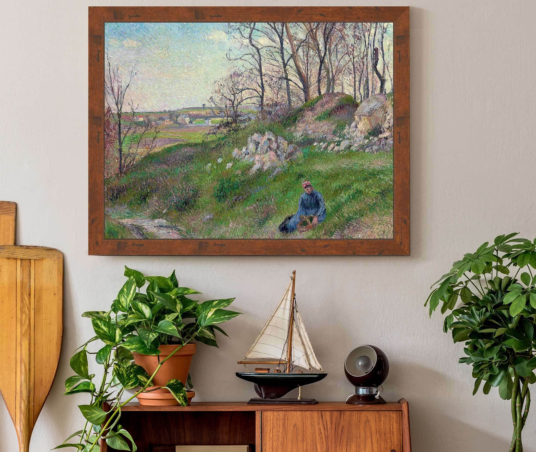 Les Carrieres Du Chou Pontoise by Camille Pissarro