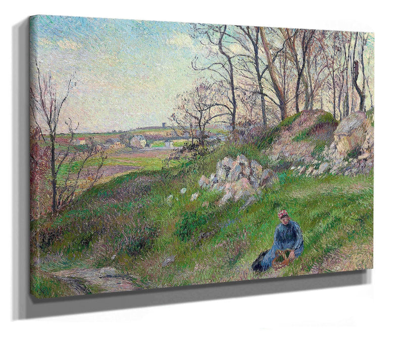Les Carrieres Du Chou Pontoise by Camille Pissarro