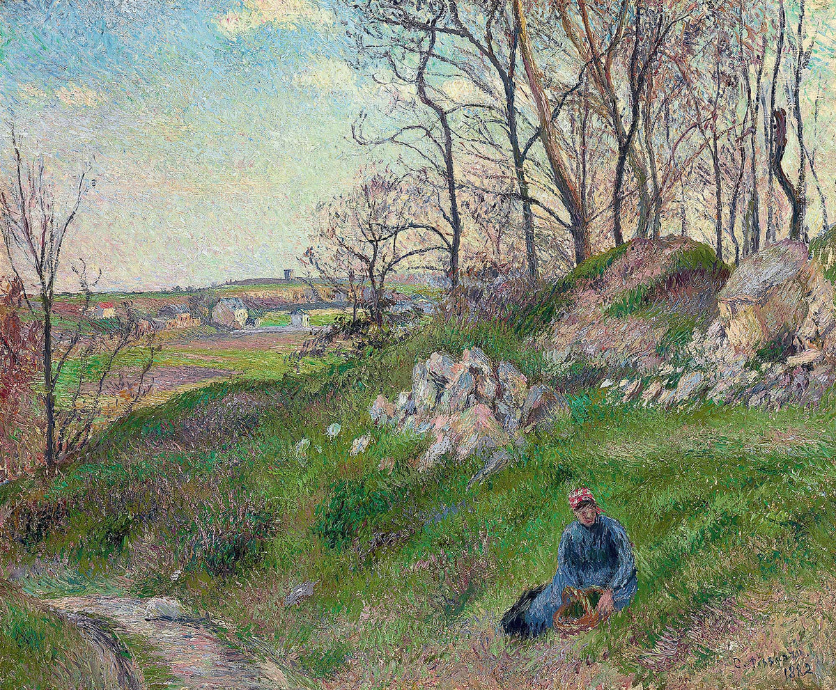 Les Carrieres Du Chou Pontoise by Camille Pissarro