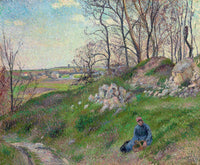 Les Carrieres Du Chou Pontoise by Camille Pissarro
