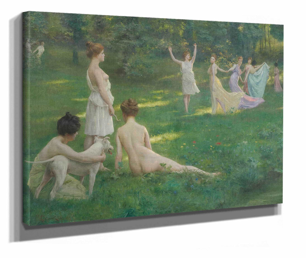 Les Chasseuresses by Julius Leblanc Stewart