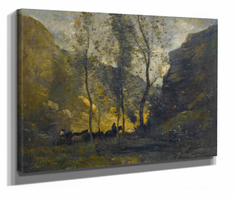 Les Contrebandiers by Jean Baptiste Camille Corot