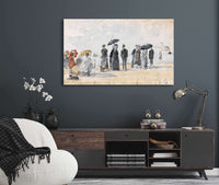 Les Crinolines by Eugene Boudin