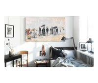 Les Crinolines by Eugene Boudin