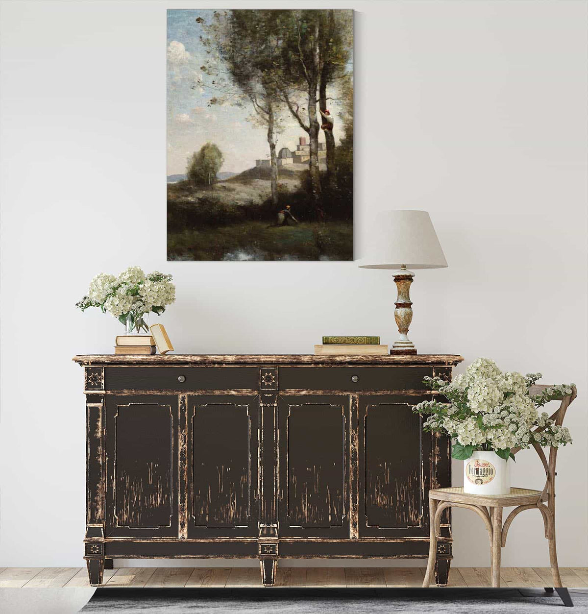 Les Denicheurs Toscans by Jean Baptiste Camille Corot