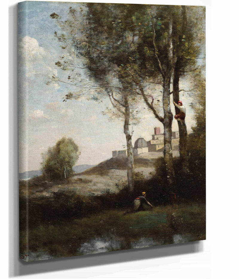 Les Denicheurs Toscans by Jean Baptiste Camille Corot