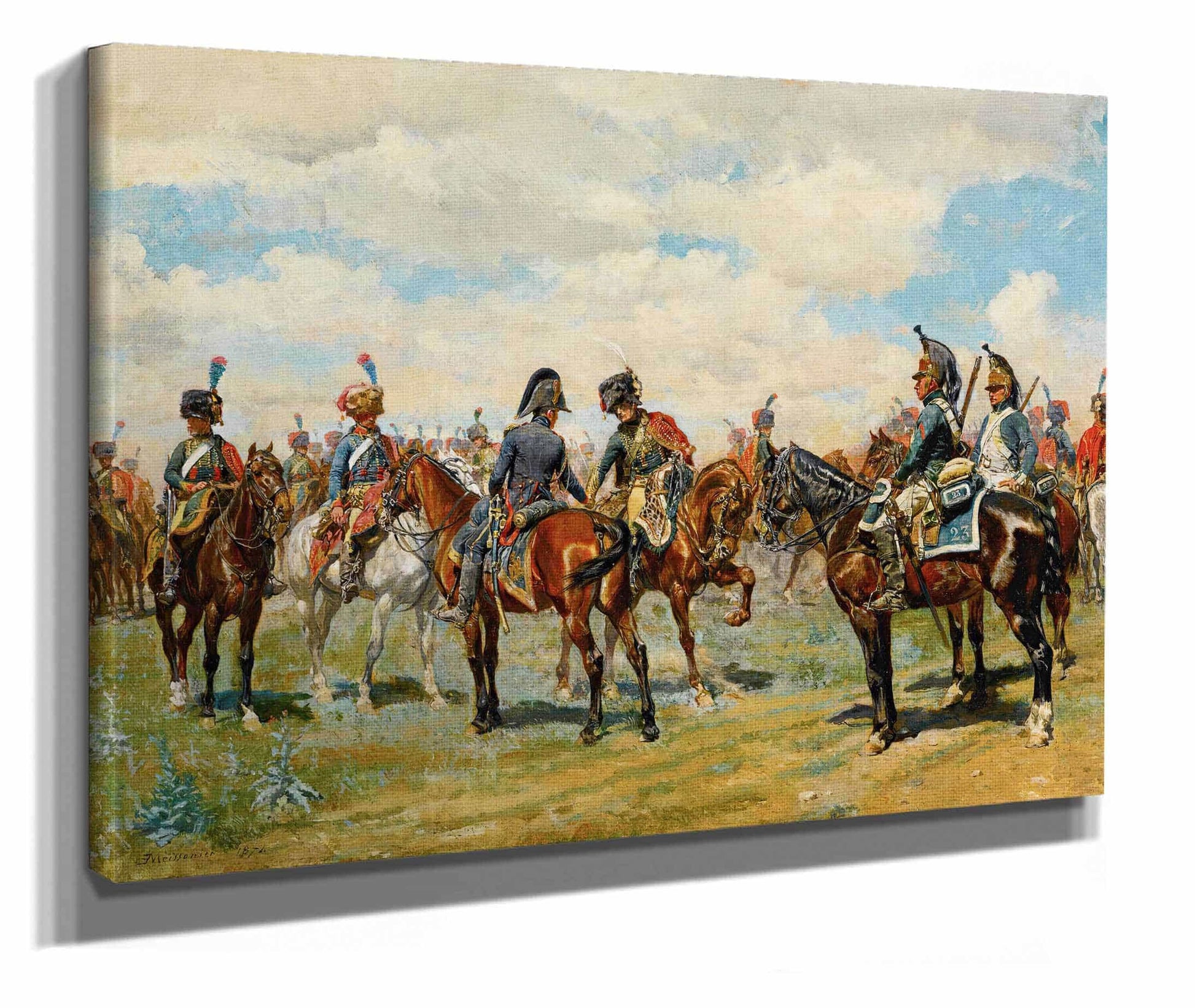 Les Deux Amis by Ernest Meissonier