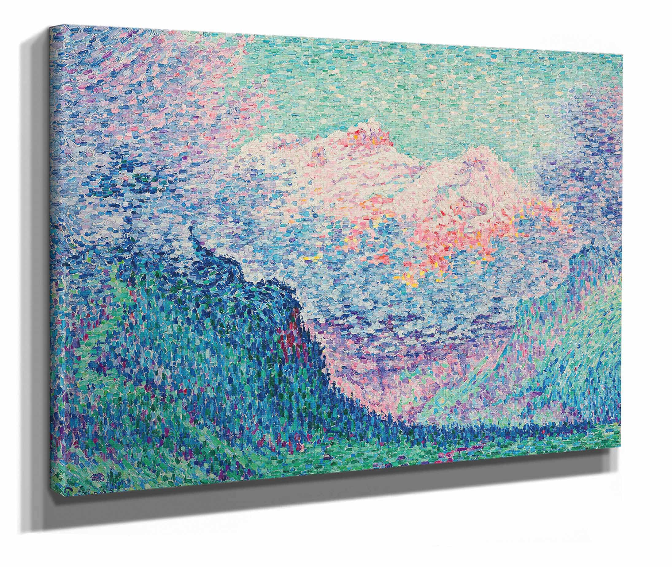 Les Diablerets Loldenhorn Et Le Becabesson by Paul Signac