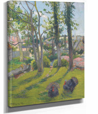 Les Dindons Pont Aven by Paul Gauguin