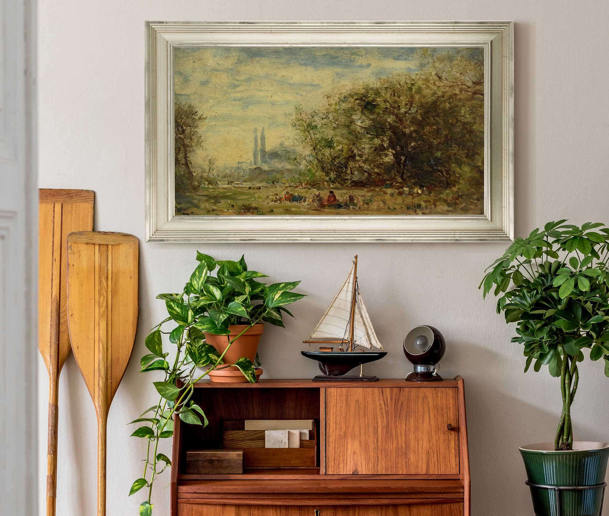 Les Eaux Douces Dasie Environs De Constantinople by Felix Ziem