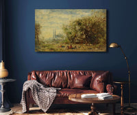 Les Eaux Douces Dasie Environs De Constantinople by Felix Ziem