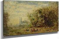 Les Eaux Douces Dasie Environs De Constantinople by Felix Ziem