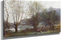 Les Etangs De Ville Davray by Jean Baptiste Camille Corot