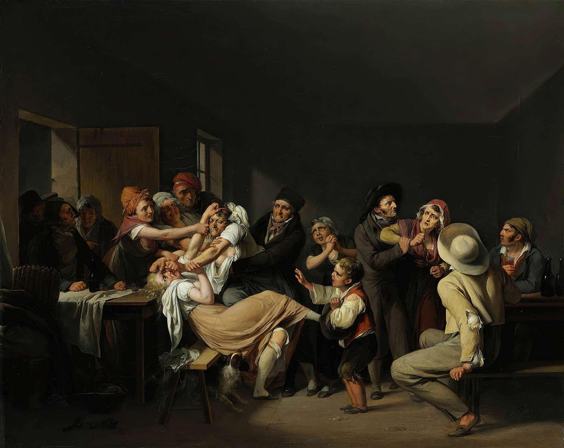 Les Femmes Se Battent by Louis Leopold Boilly