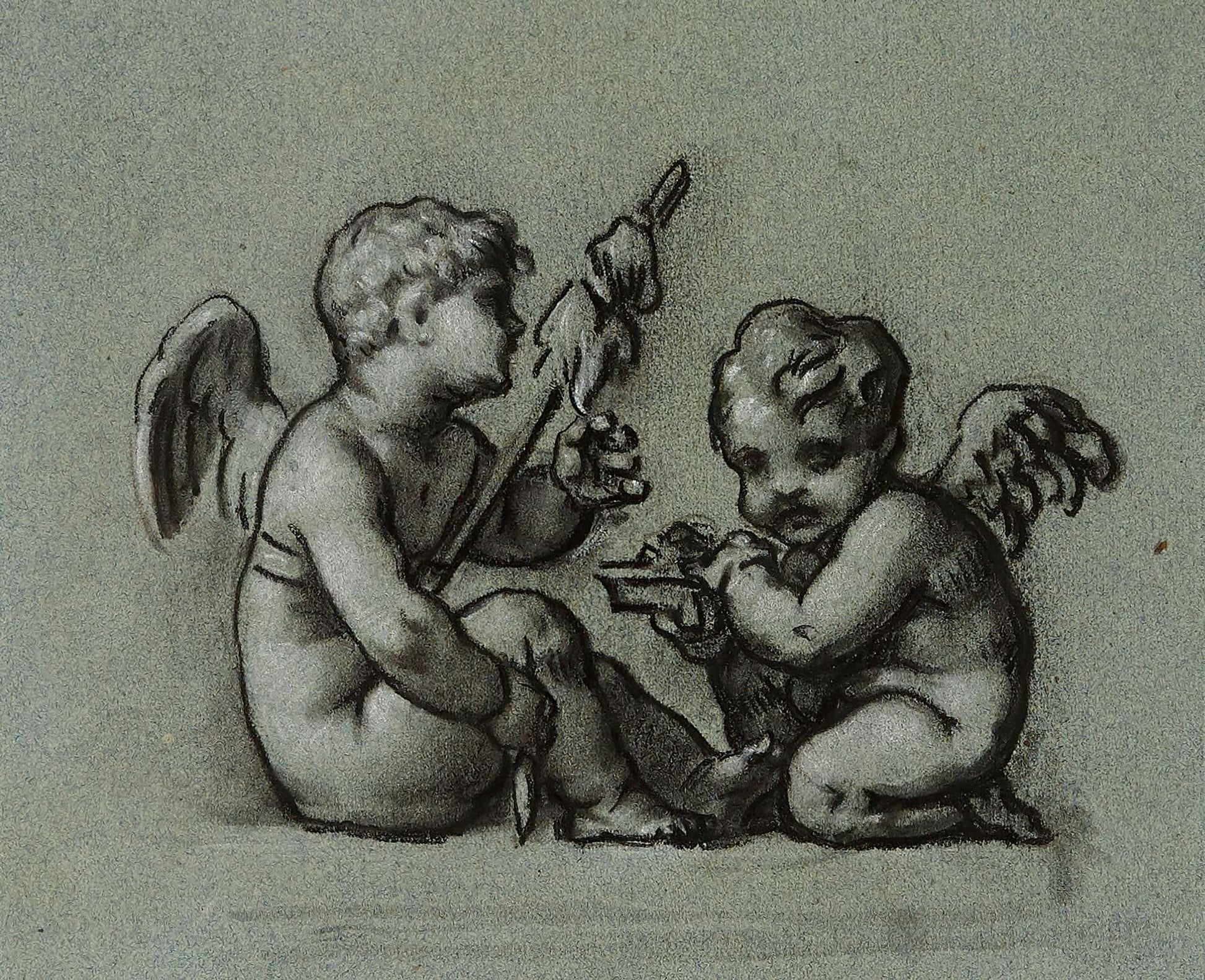Les Fileurs by Pierre Paul Prudhon