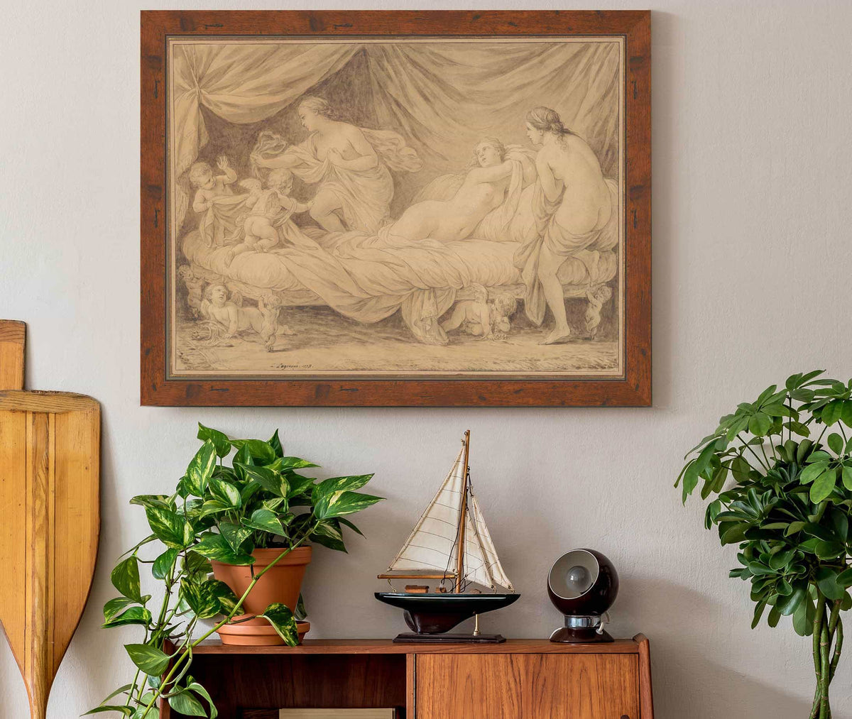 Les Graces Lutinees Par Les Amours by Louis Jean Francois Lagrenee